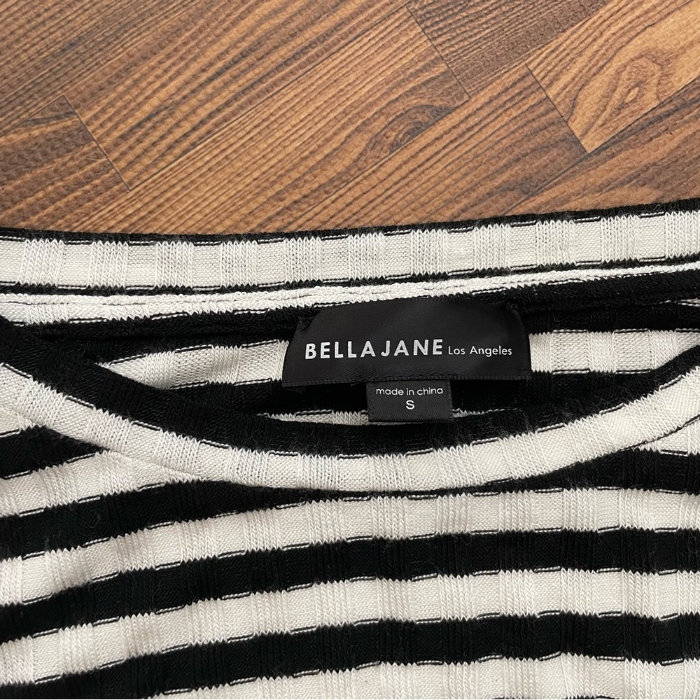 Bella Jane 3/4 Sleeve Stripe Sweater - Picture 3 of 3